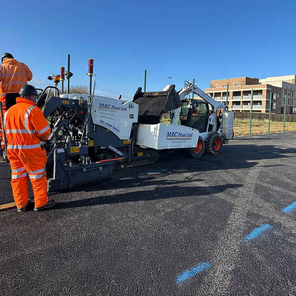 MAC Groundworks Facility Management Civils and Groundworks Surface Repairs Civils and groundworks, finishing concrete foundations for commercial site at Bet365 Stadium, Stoke-on-Trent.