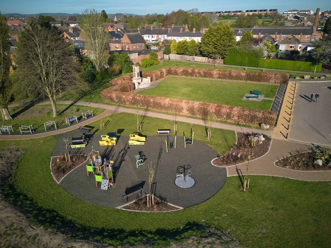 Sileby Play Area Installation Landscaping Surfacing – MAC Groundwork Contractors-14