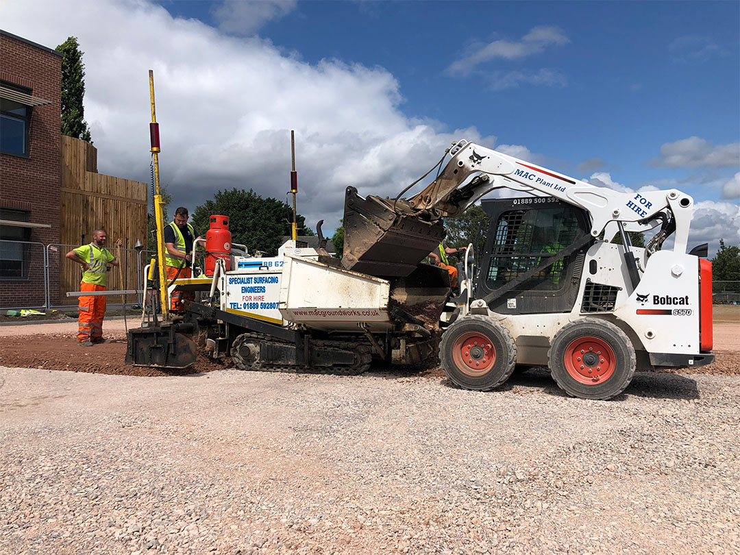 Cotham School Sports Pitch MAC Groundwork Contractors-9