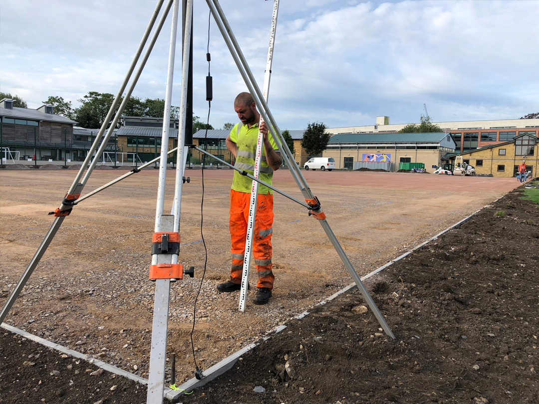 Cotham School Sports Pitch – MAC Groundwork Contractors