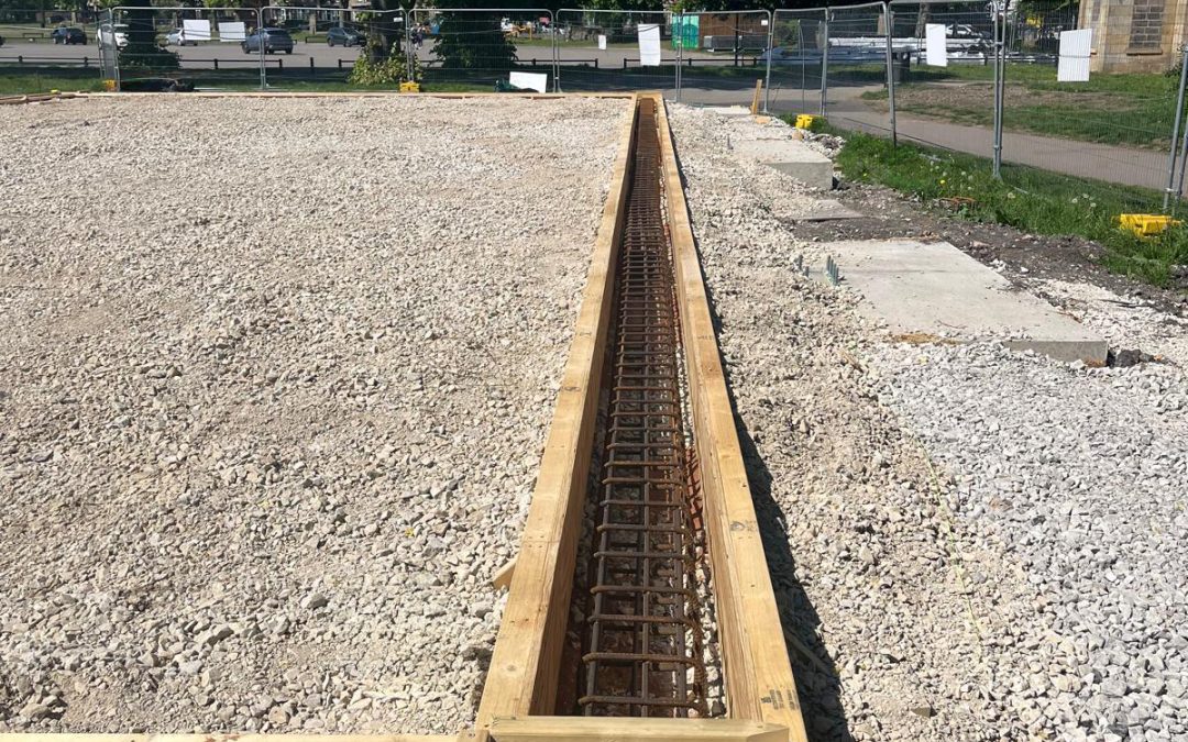 Hillsborough Padel Court Contractors - Foundations